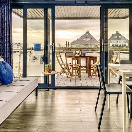 Houseboat Blue Sneekermeer Offingawier Exterior photo